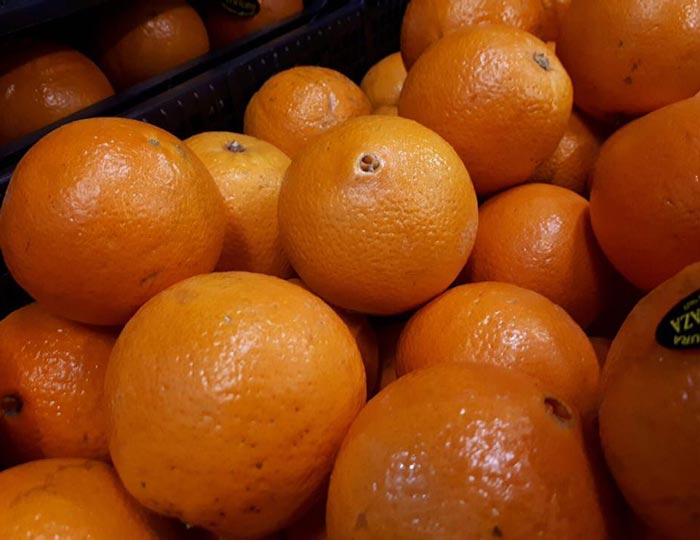 caja de naranjas
